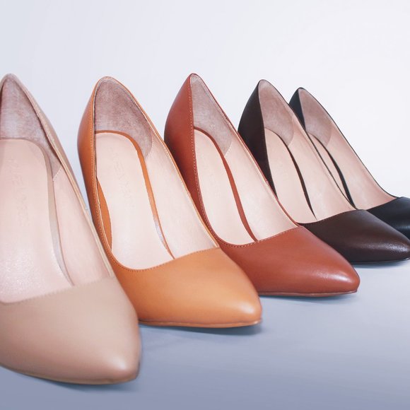 Women's The Nu Pump 5.0' Bordeaux Leather 2" Heels - Picture 10 of 14